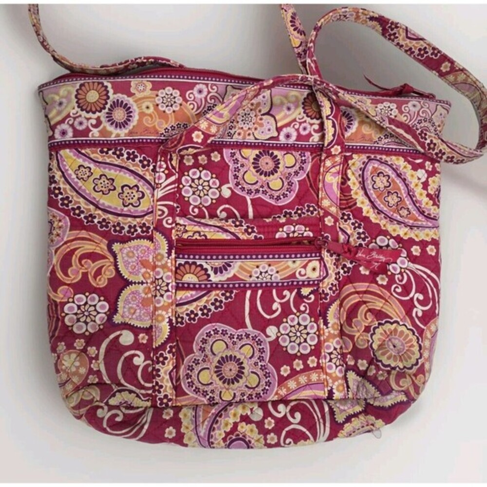 Vera Bradley Raspberry Fizz Retired Pattern Mediu… - image 7